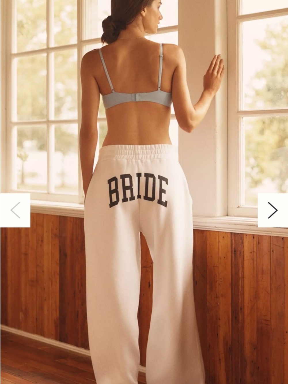 By Anthropologie Weddings Bride Jogger Sweatpants Size Small